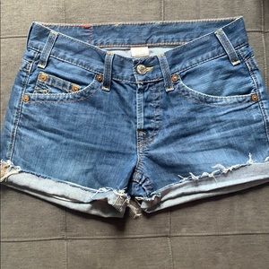 True religion Cut off jean shorts